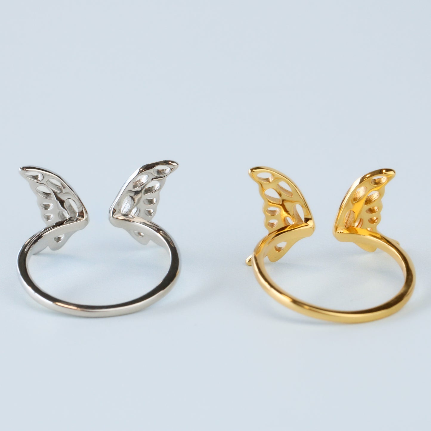 Adjustable Butterfly Wings Ring