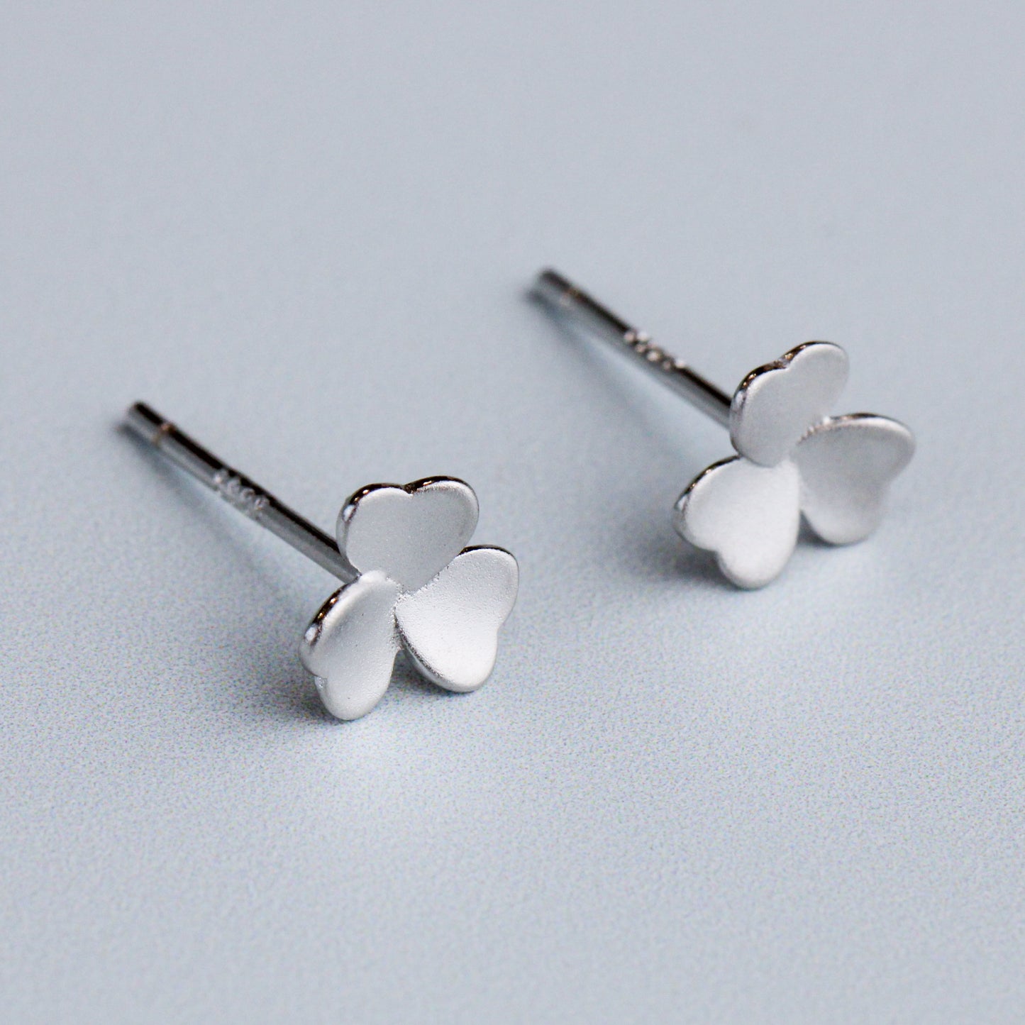 Three Leaf Clover Stud Earrings