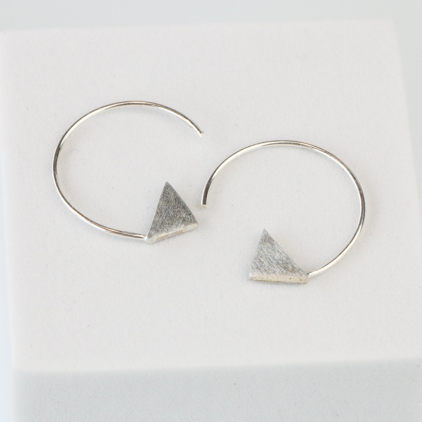 Geometric Open Hoop Earrings
