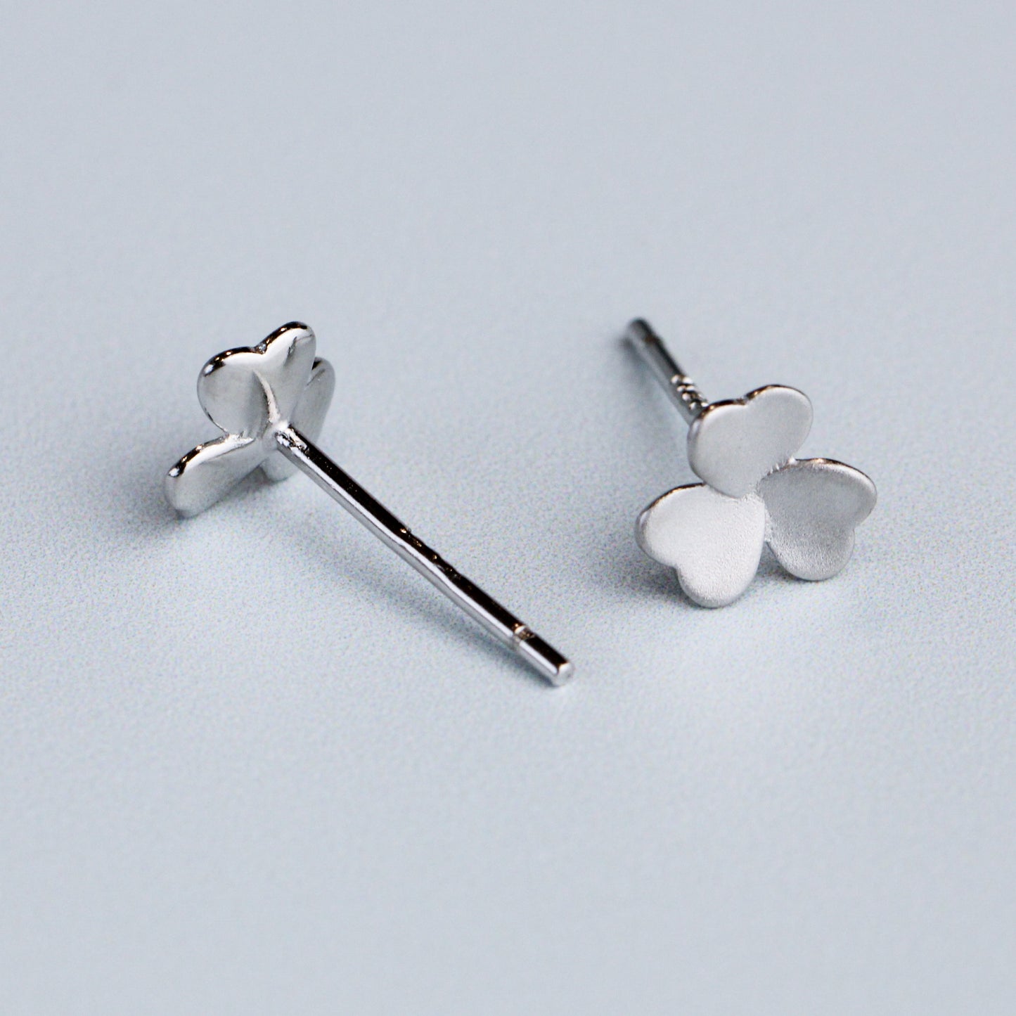 Three Leaf Clover Stud Earrings