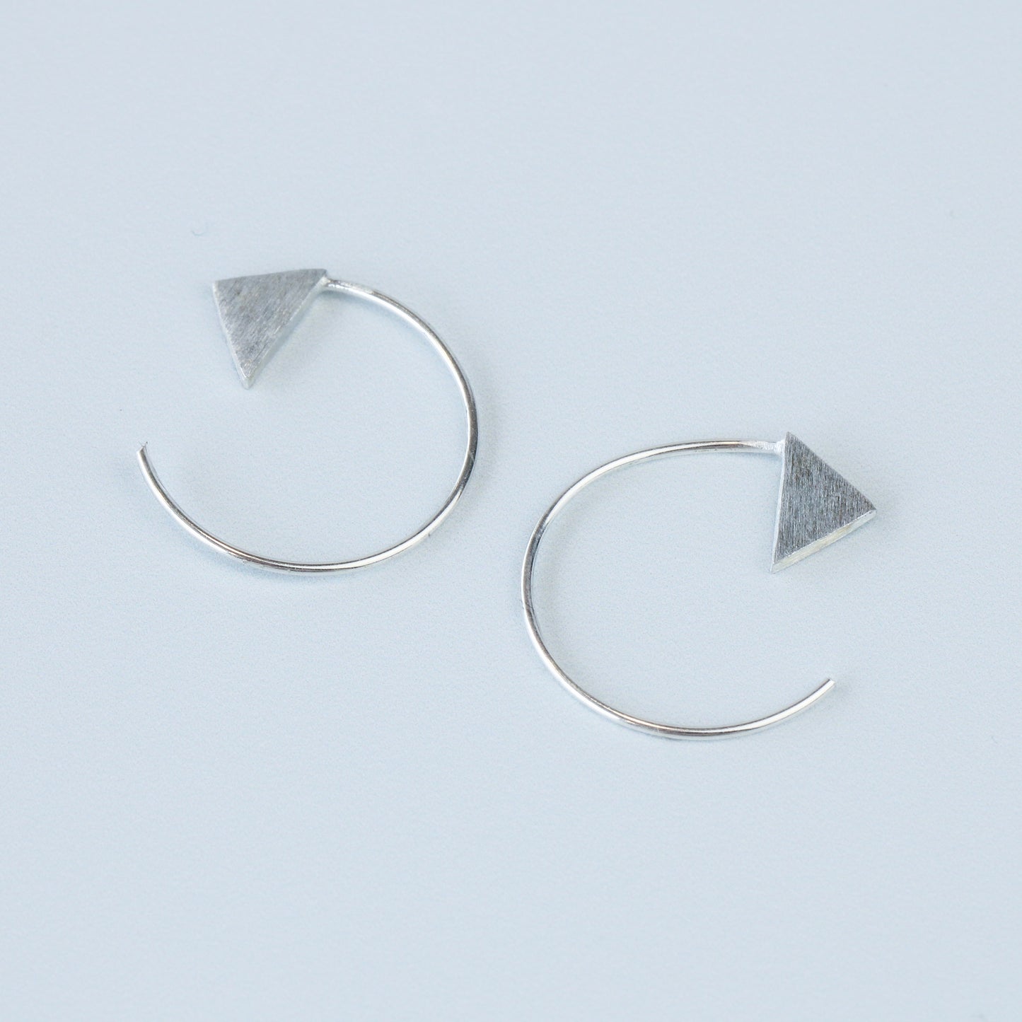 Geometric Open Hoop Earrings