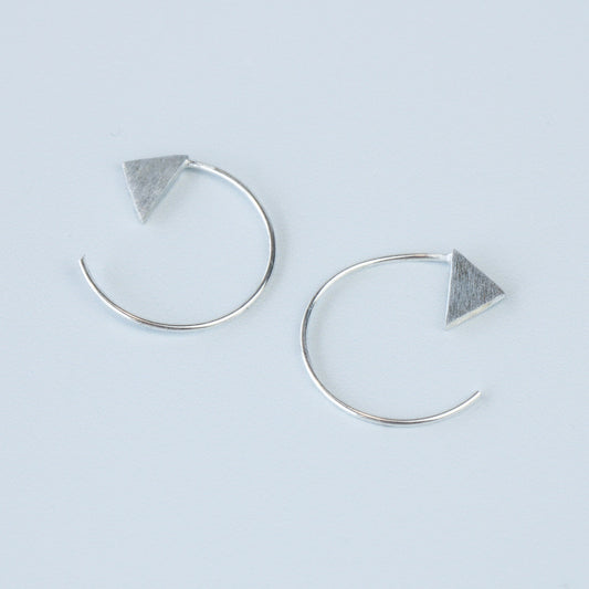 Geometric Open Hoop Earrings