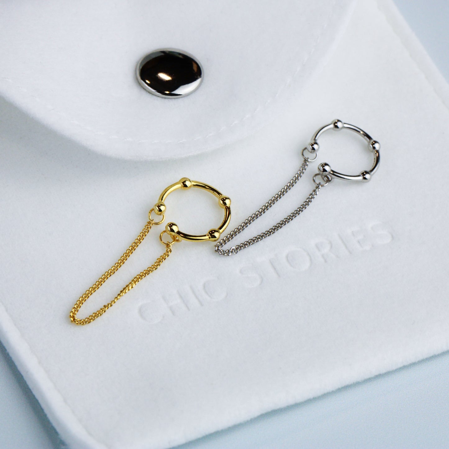 Chain Dangle Ear Cuff