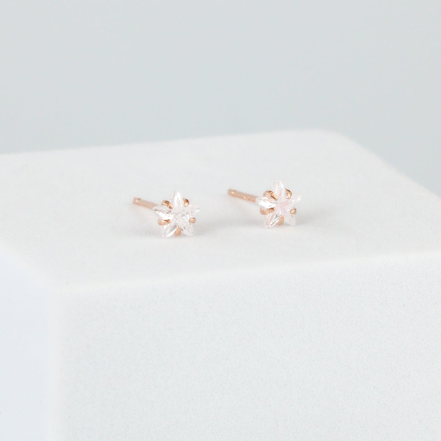 Crystal Star Stud Earrings