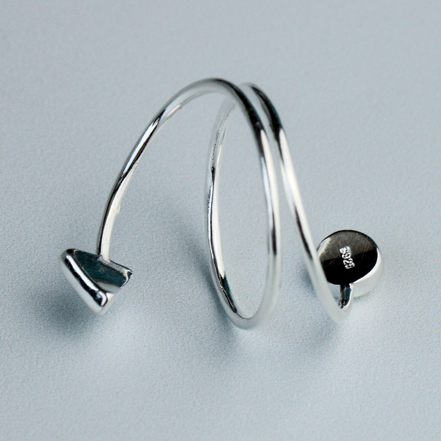 Geometric Shapes Spiral Shape Ring