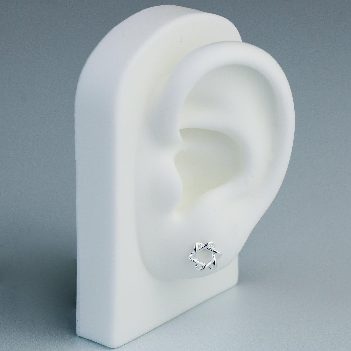 Twisted Star Stud Earrings