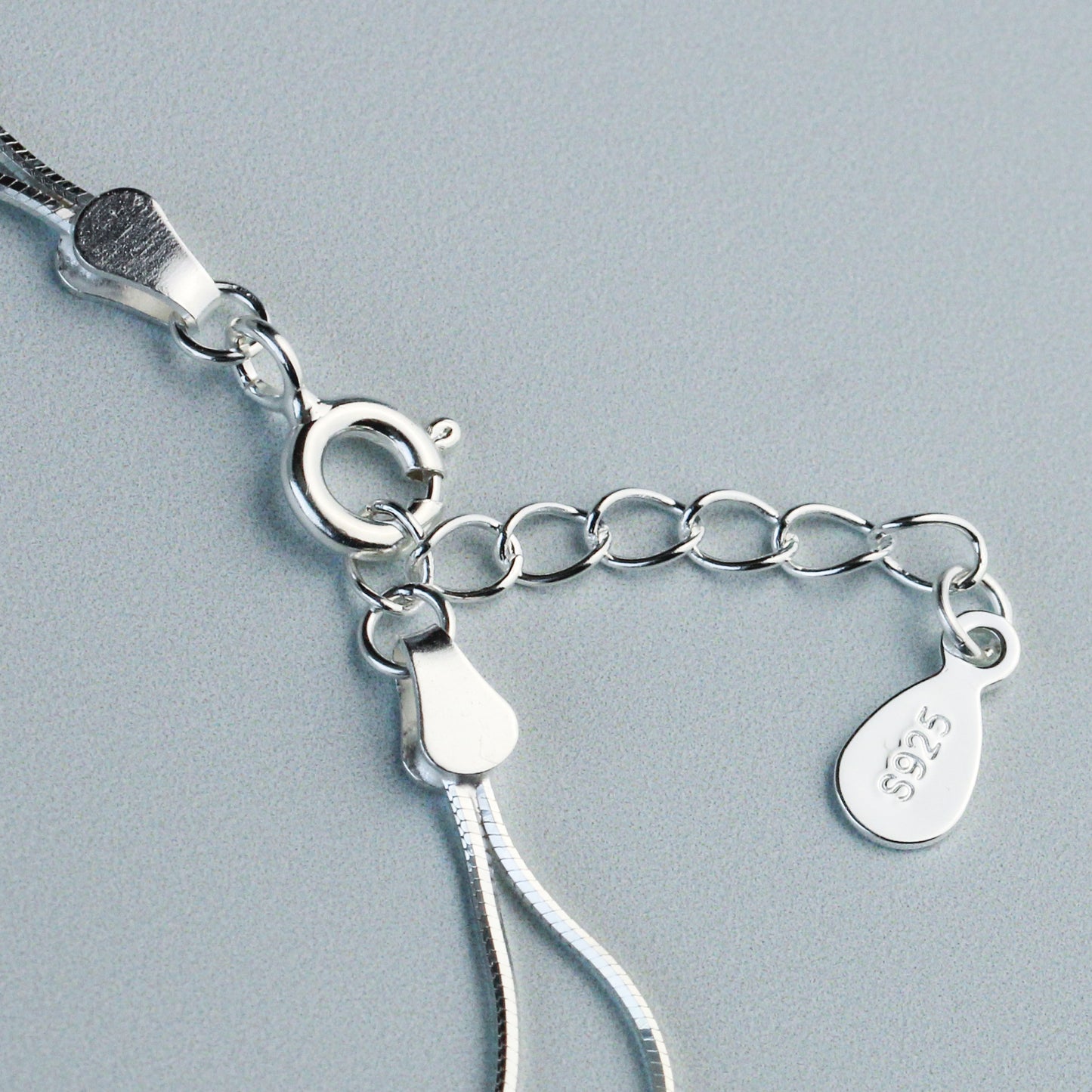 Bead Detail Double Chain Bracelet