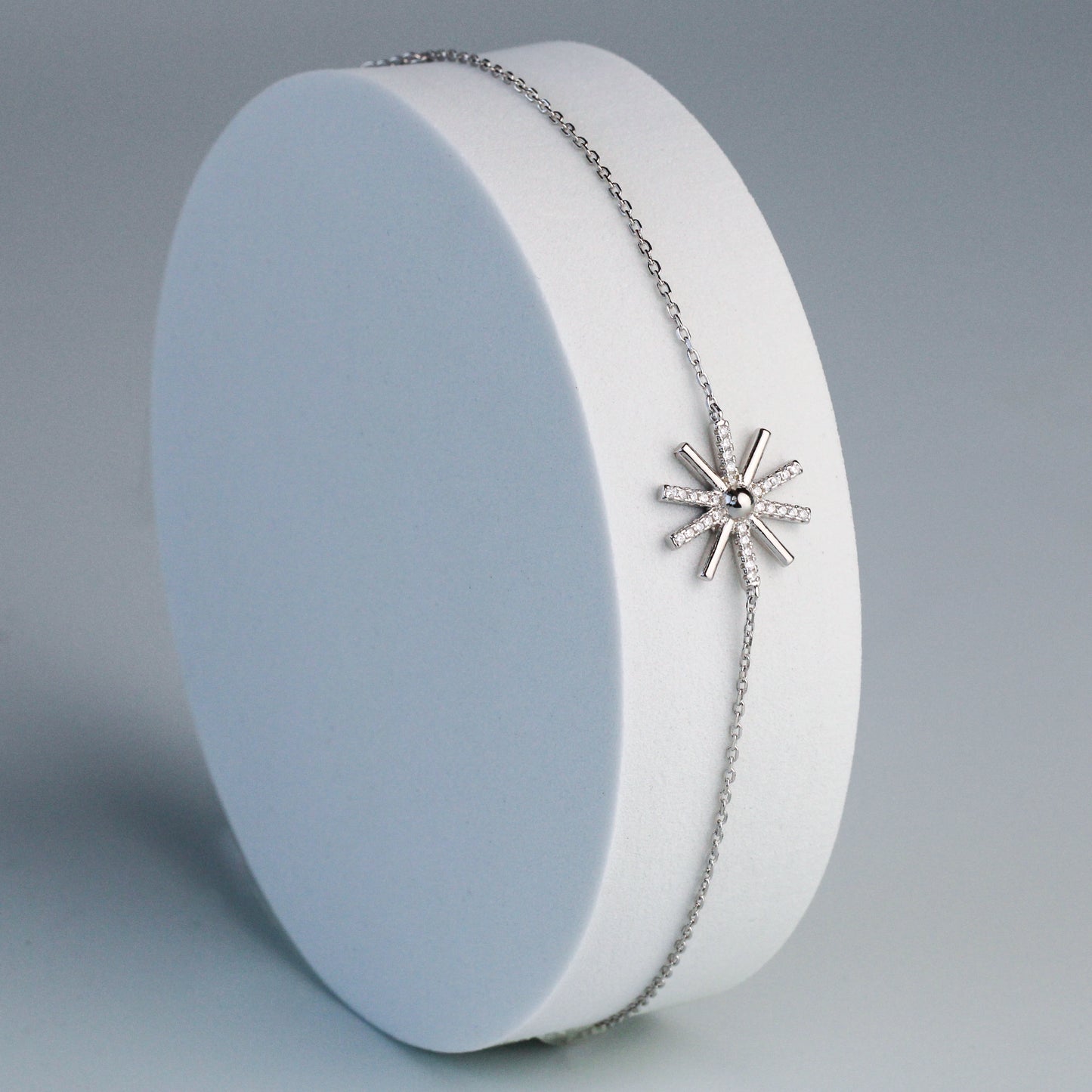 Crystal Detail Sun Burst Bracelet