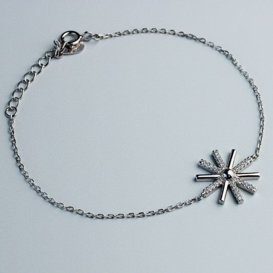Crystal Detail Sun Burst Bracelet