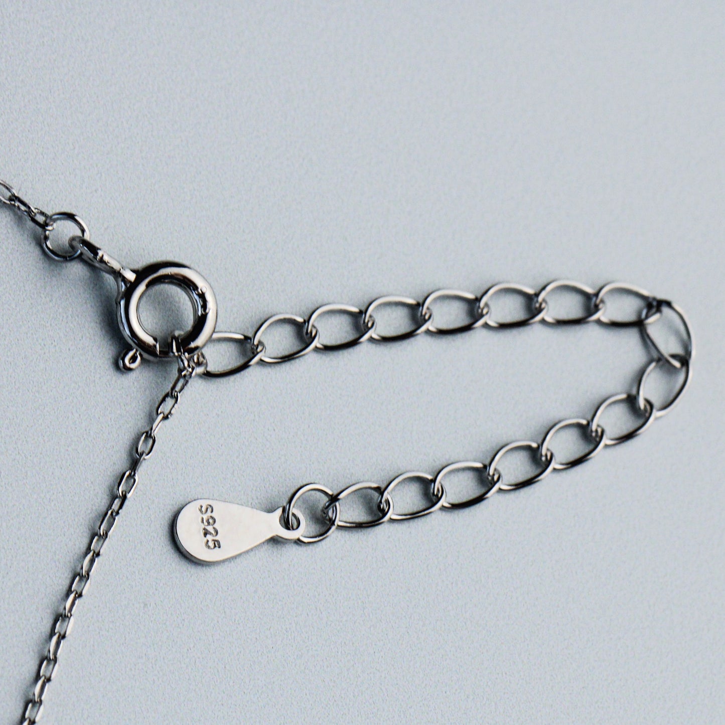 Crystal Drop Antler Pendant Necklace