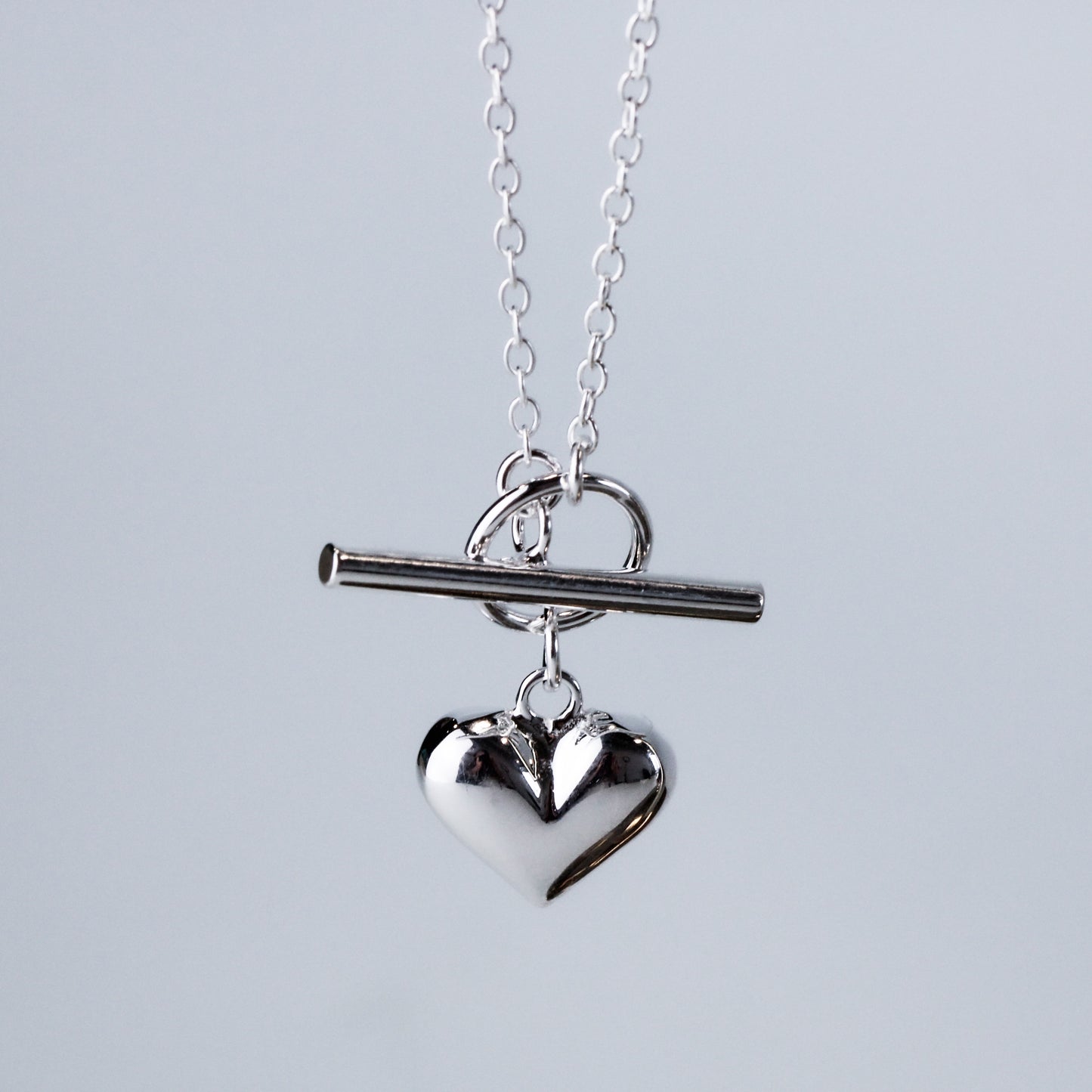 Heart Toggle Pendant Necklace