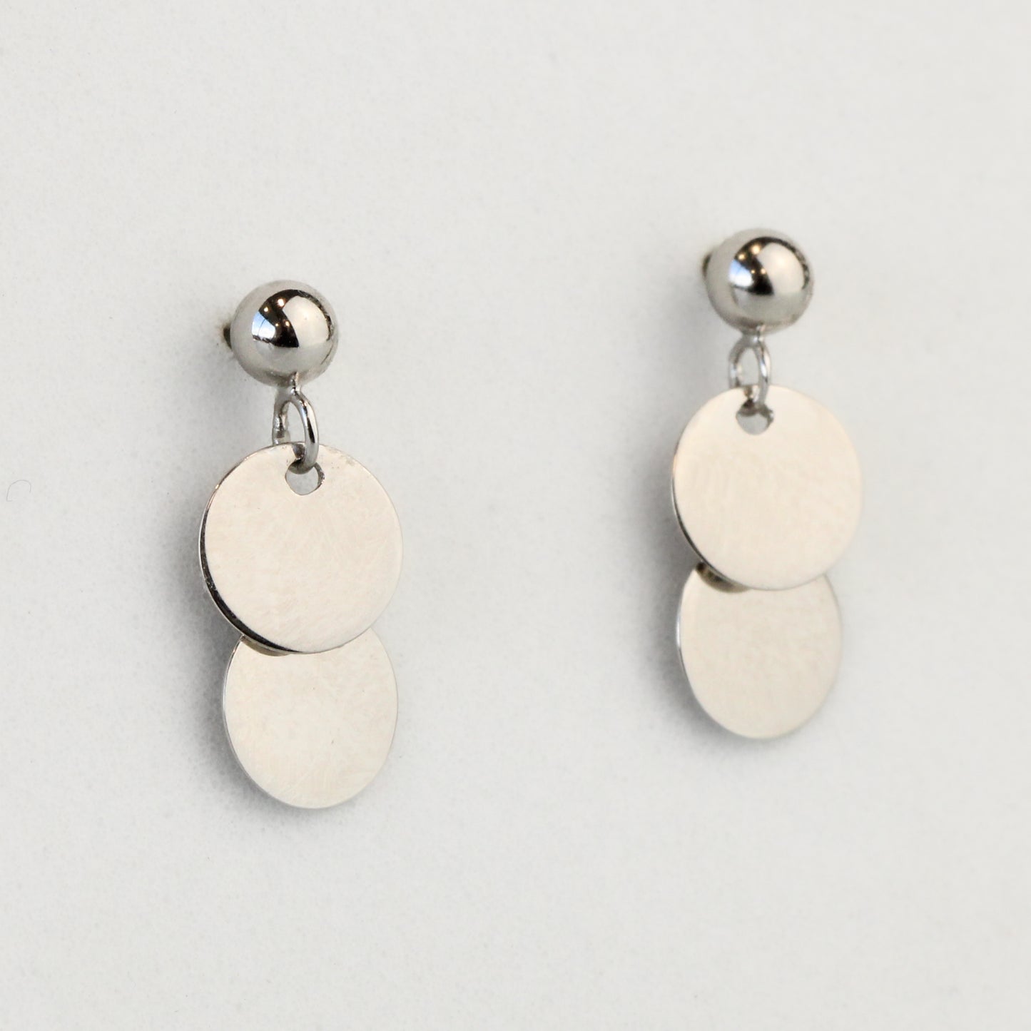 Circle Dangle Stud Earrings