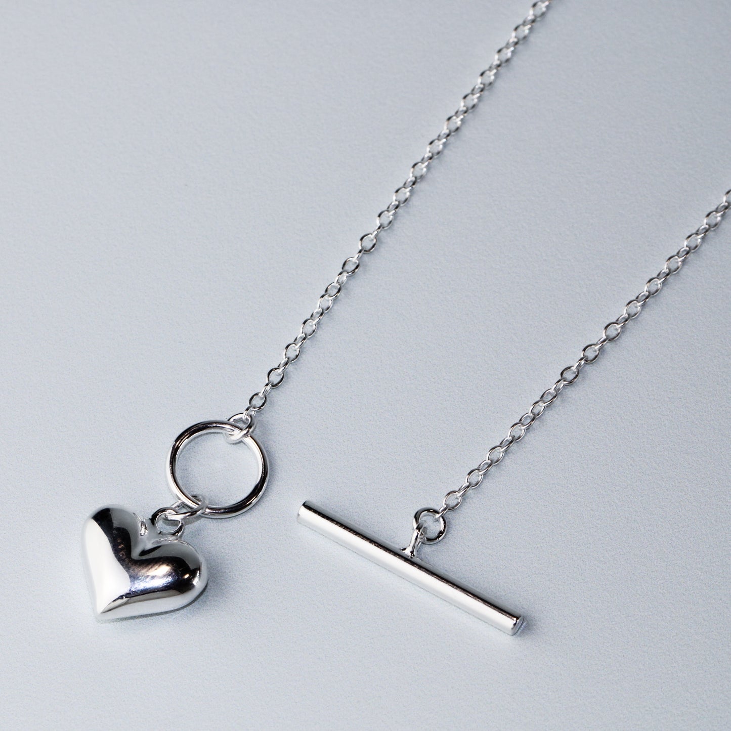 Heart Toggle Pendant Necklace