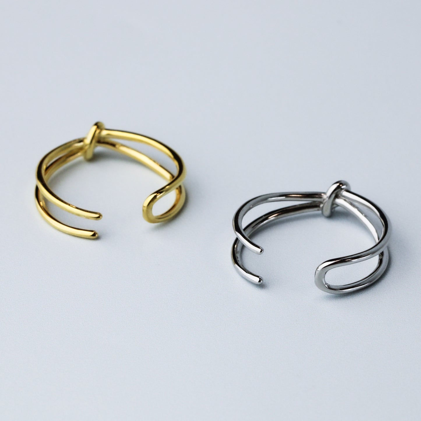 Knot Detail Adjustable Ring