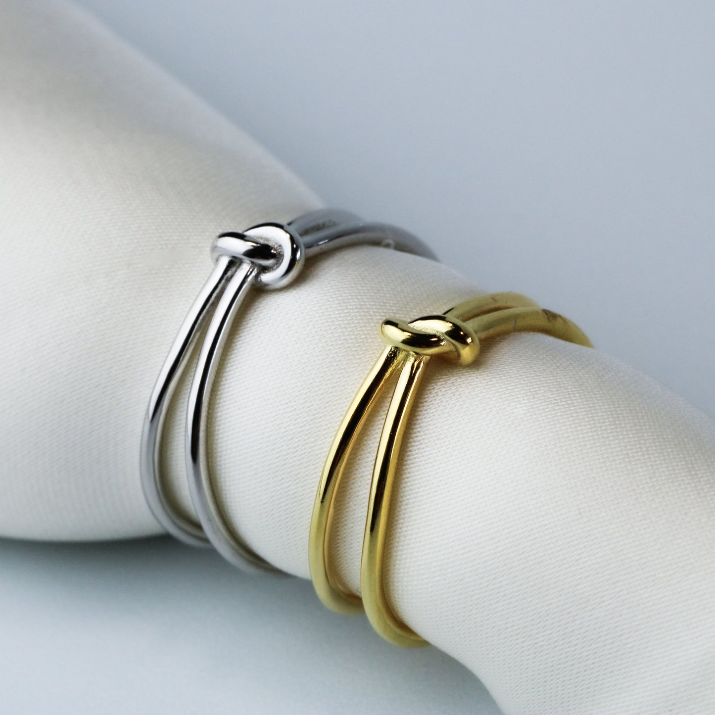 Knot Detail Adjustable Ring