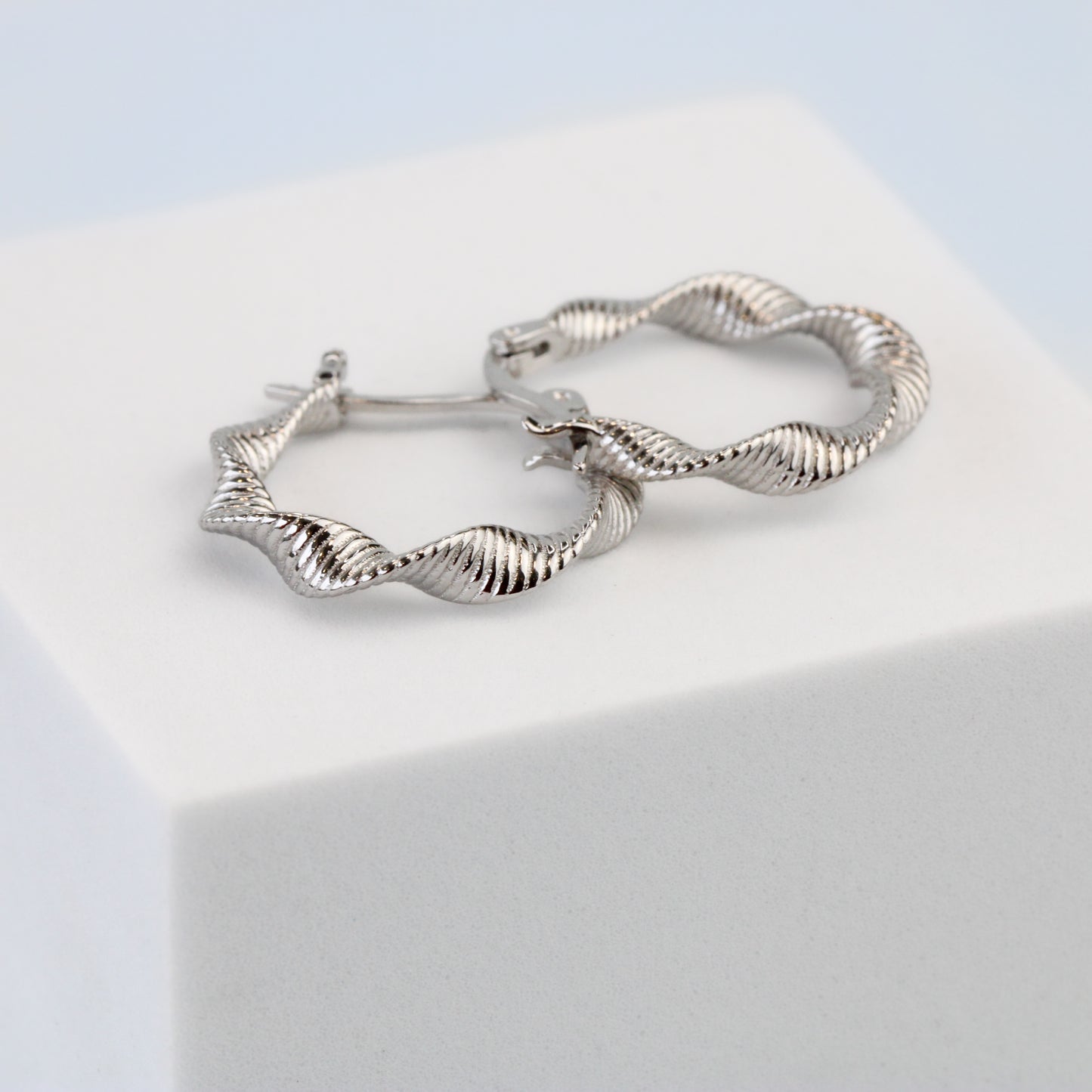 Twisted Hoop Earrings