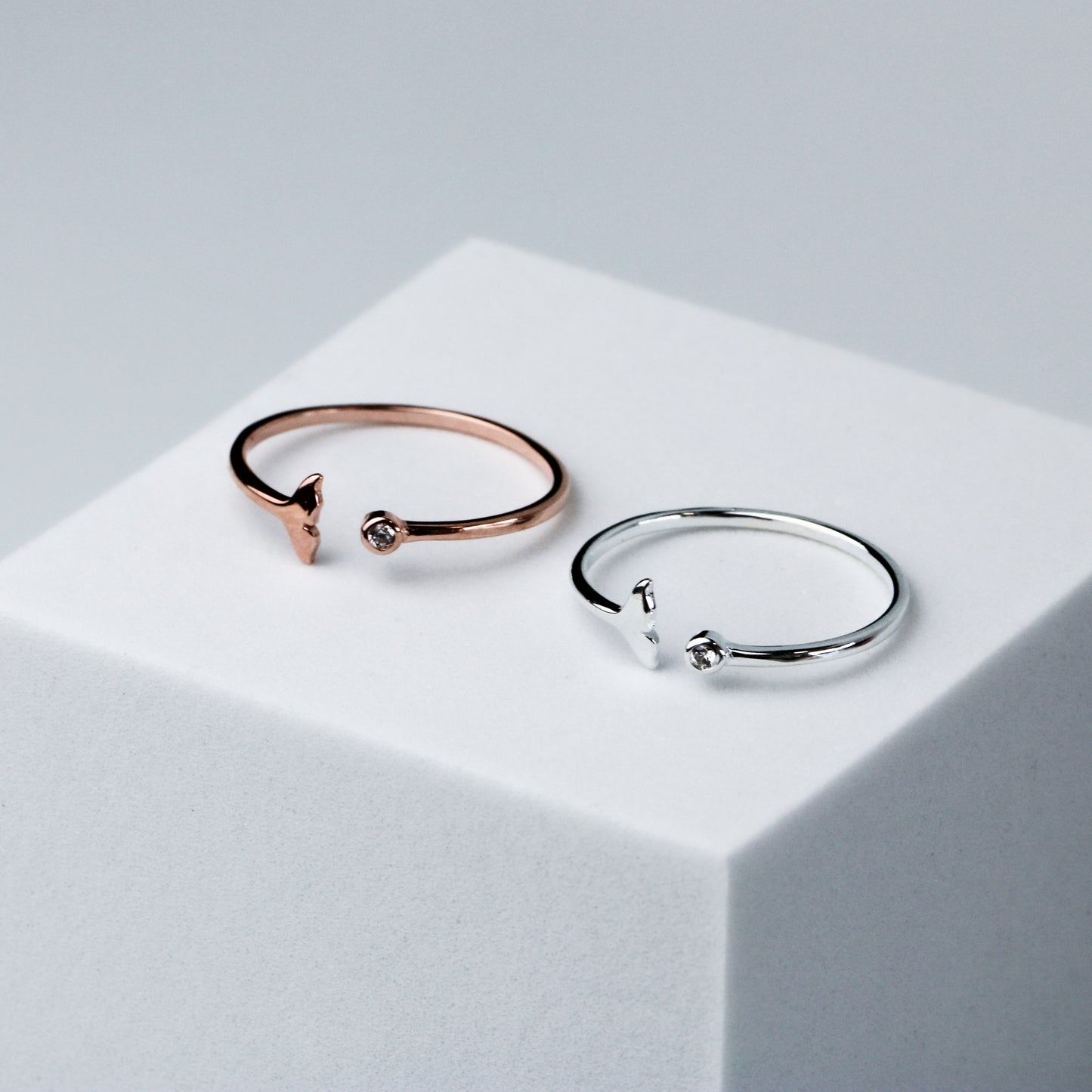 Whale Fin Adjustable Ring