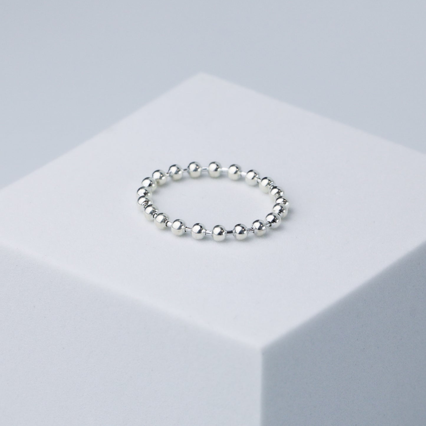 Bead Chain Flexible Ring
