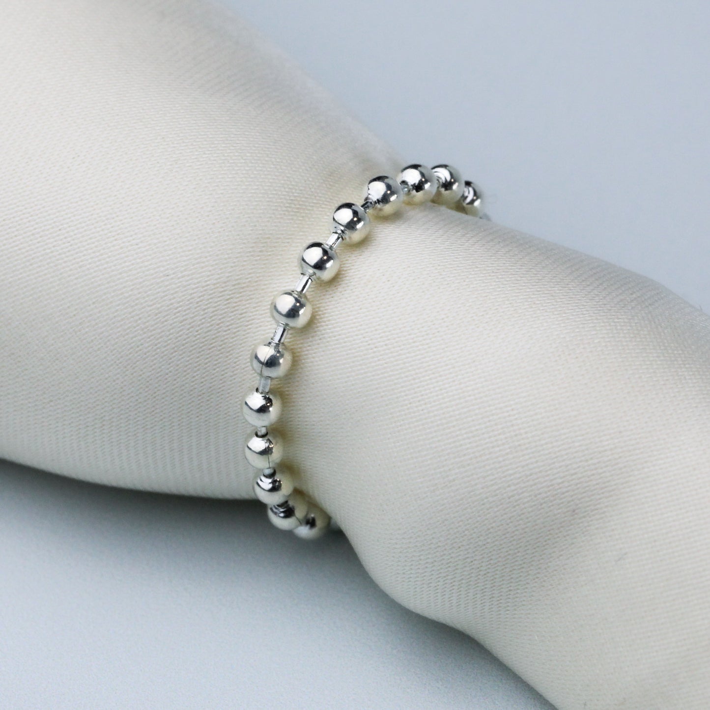 Bead Chain Flexible Ring