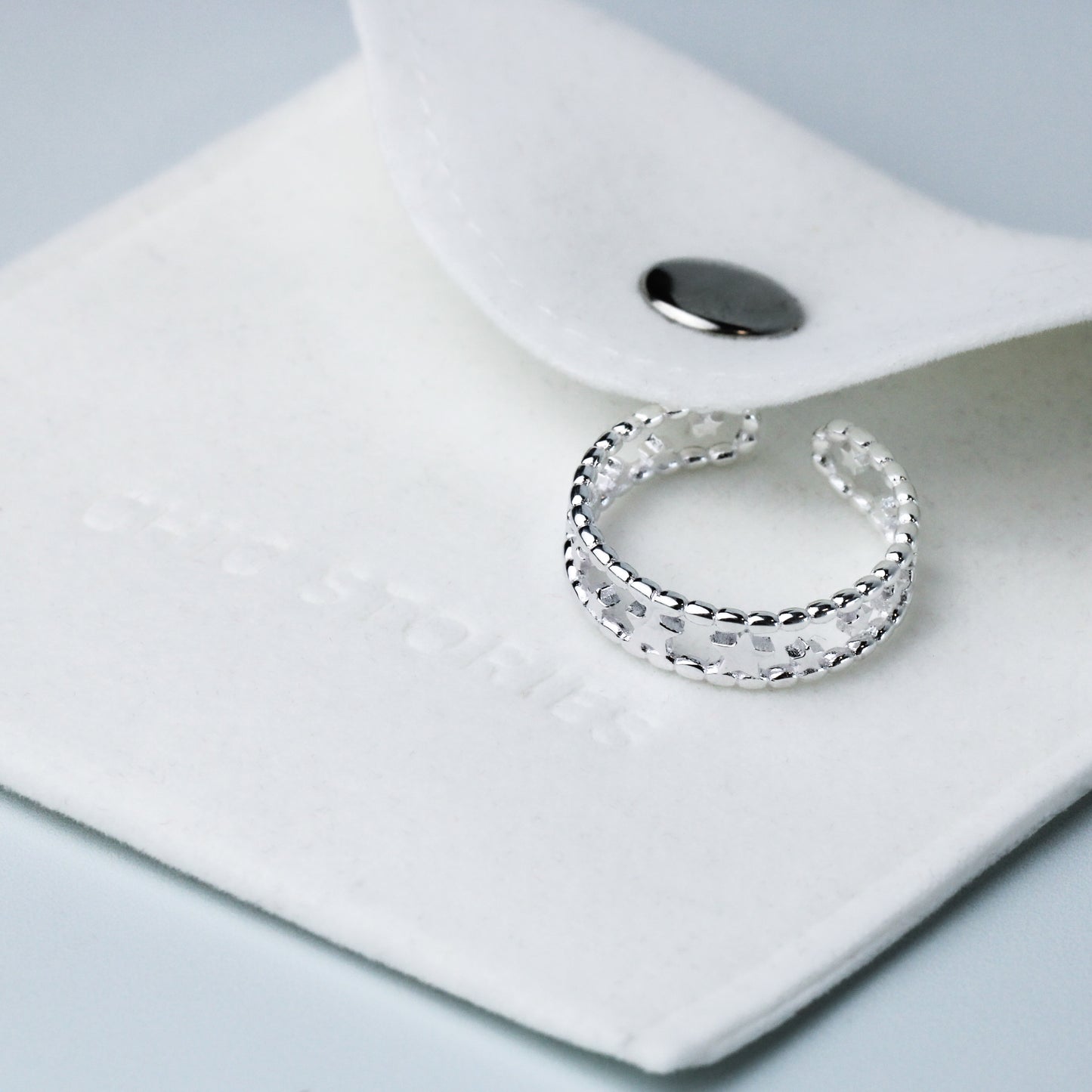 Star Band Adjustable Ring