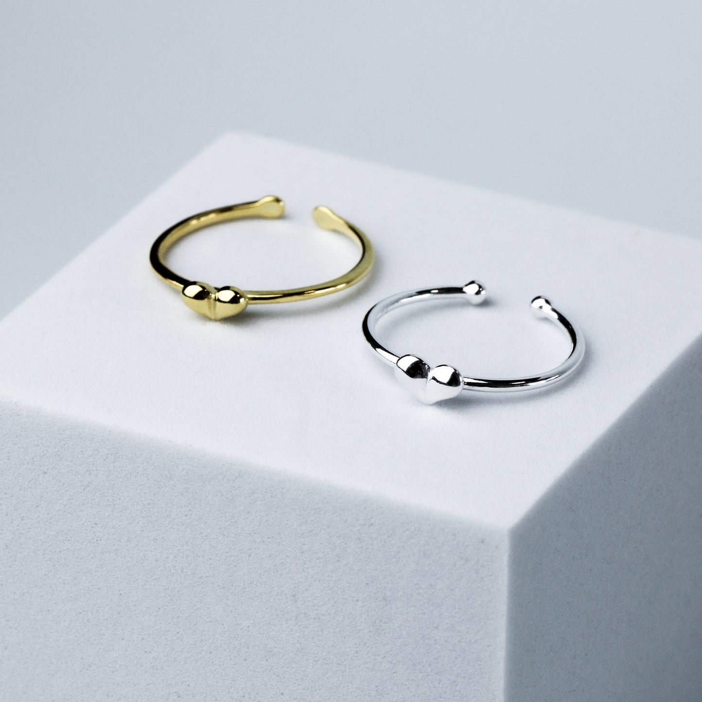 Tiny Heart Adjustable Ring