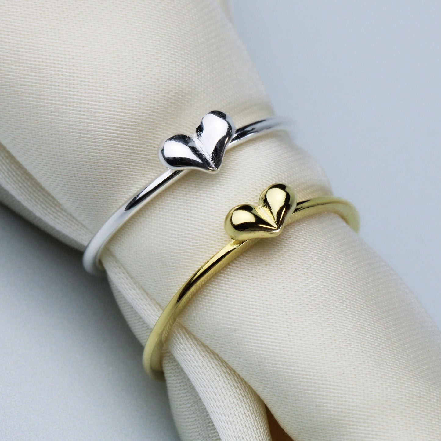 Tiny Heart Adjustable Ring