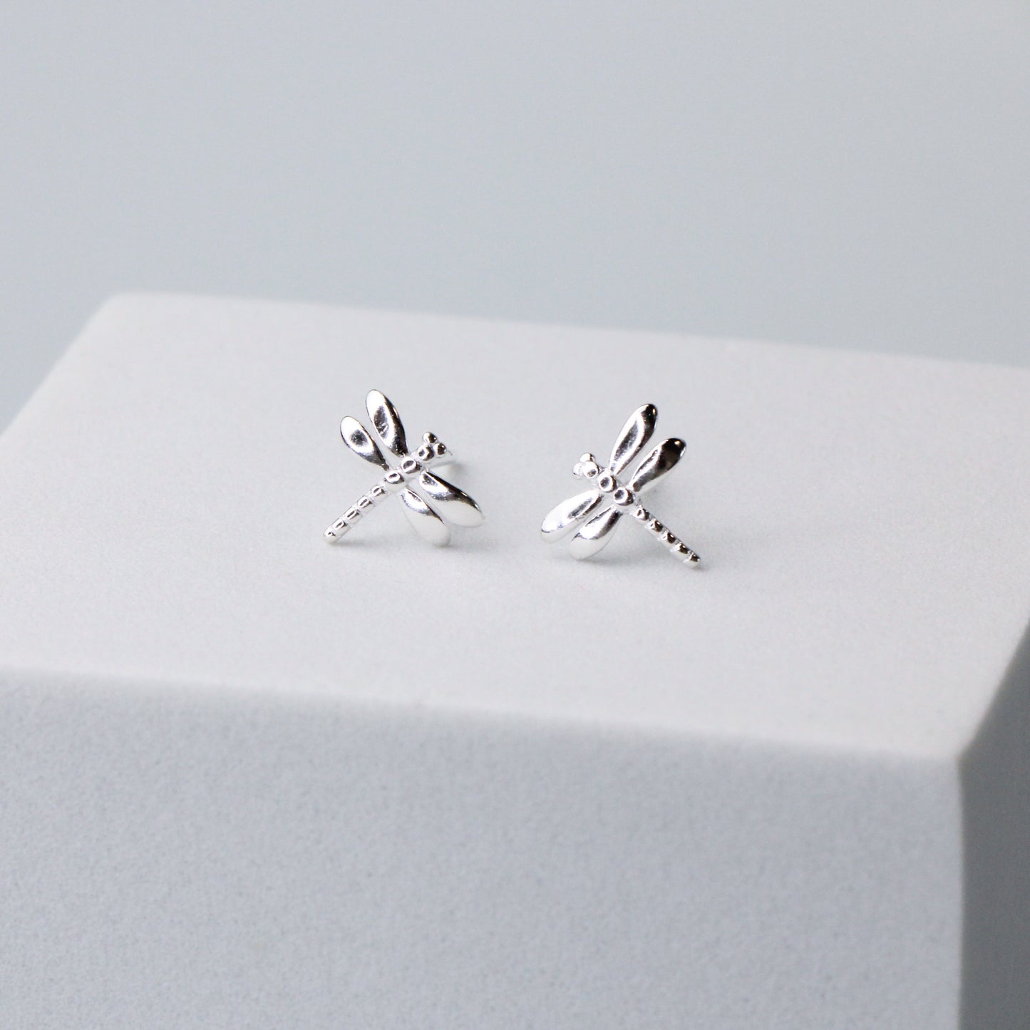 Dainty Dragonfly Stud Earrings