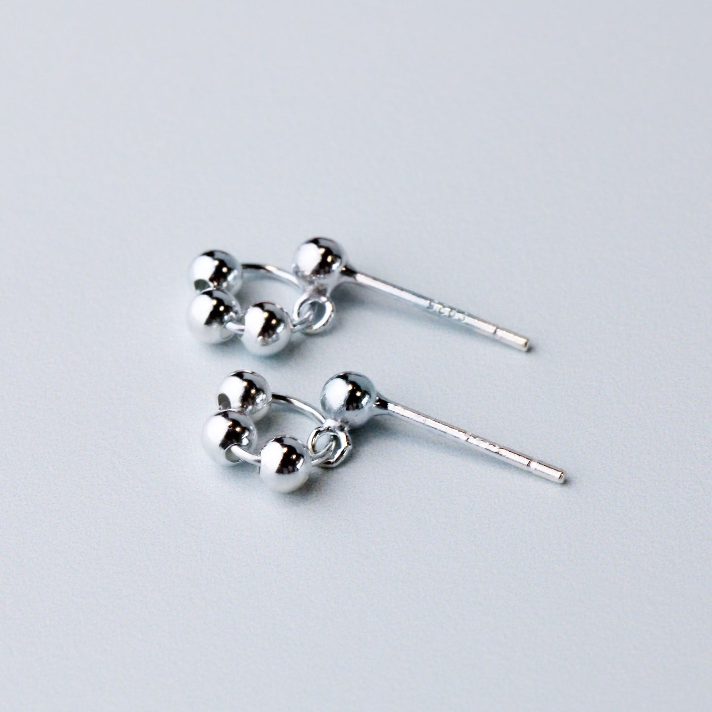 Sterling Silver Circle Studs