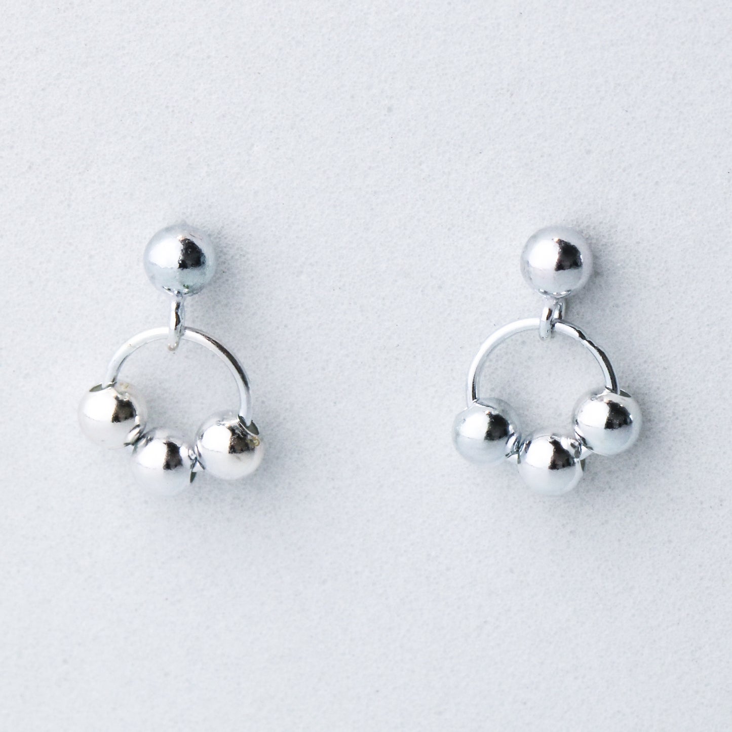 Sterling Silver Circle Studs