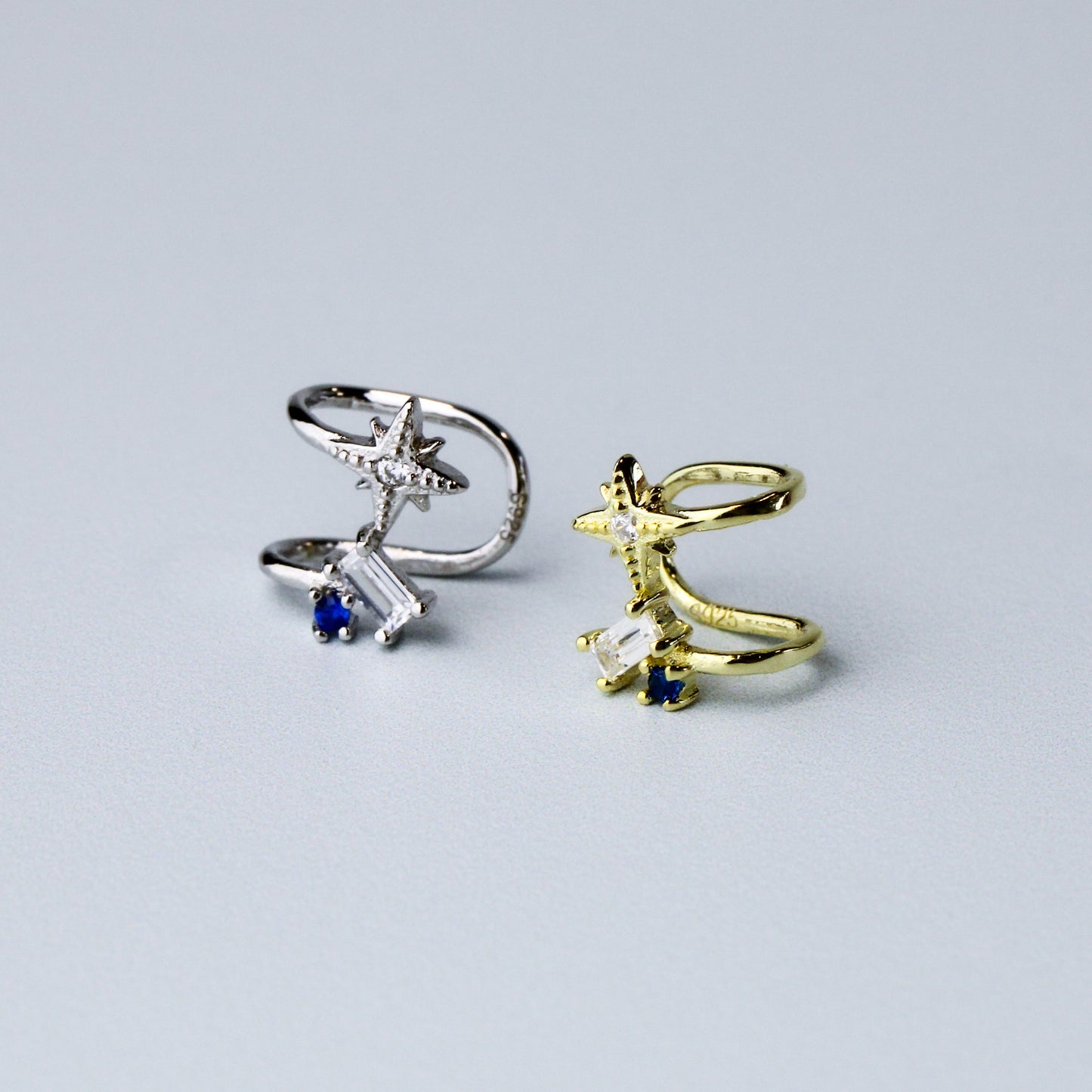 Crystal Star Ear Cuff