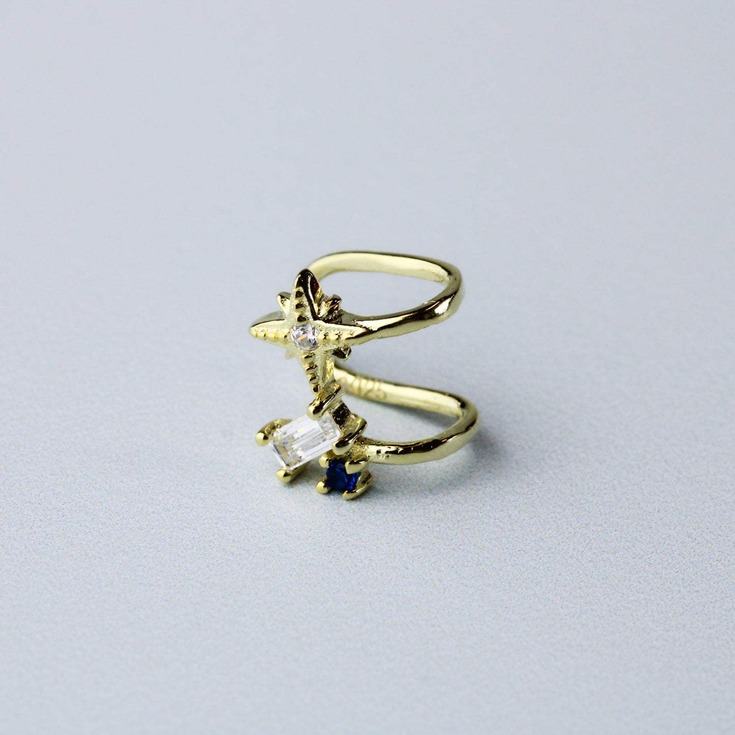 Crystal Star Ear Cuff