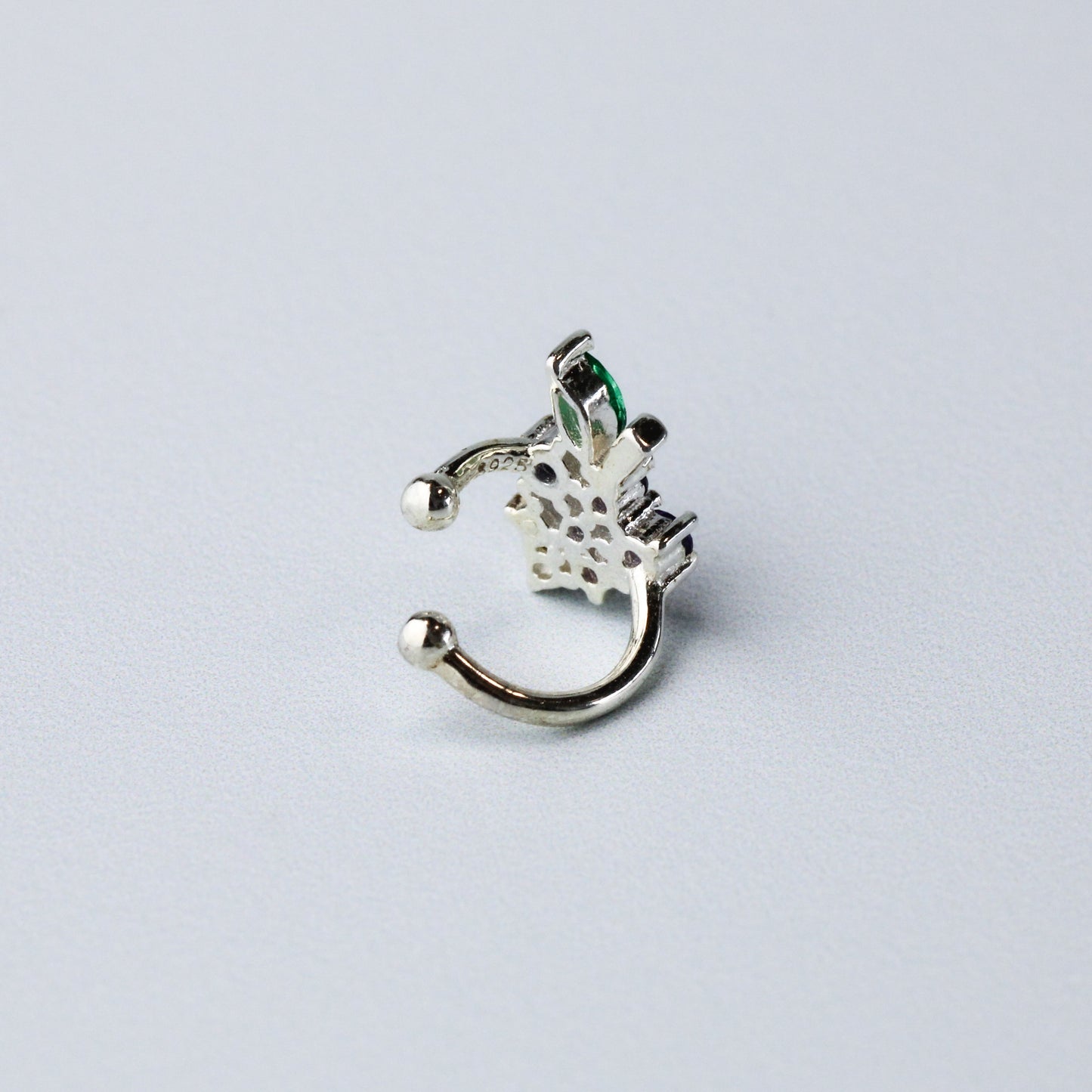 Crystal Grapes Ear Cuff