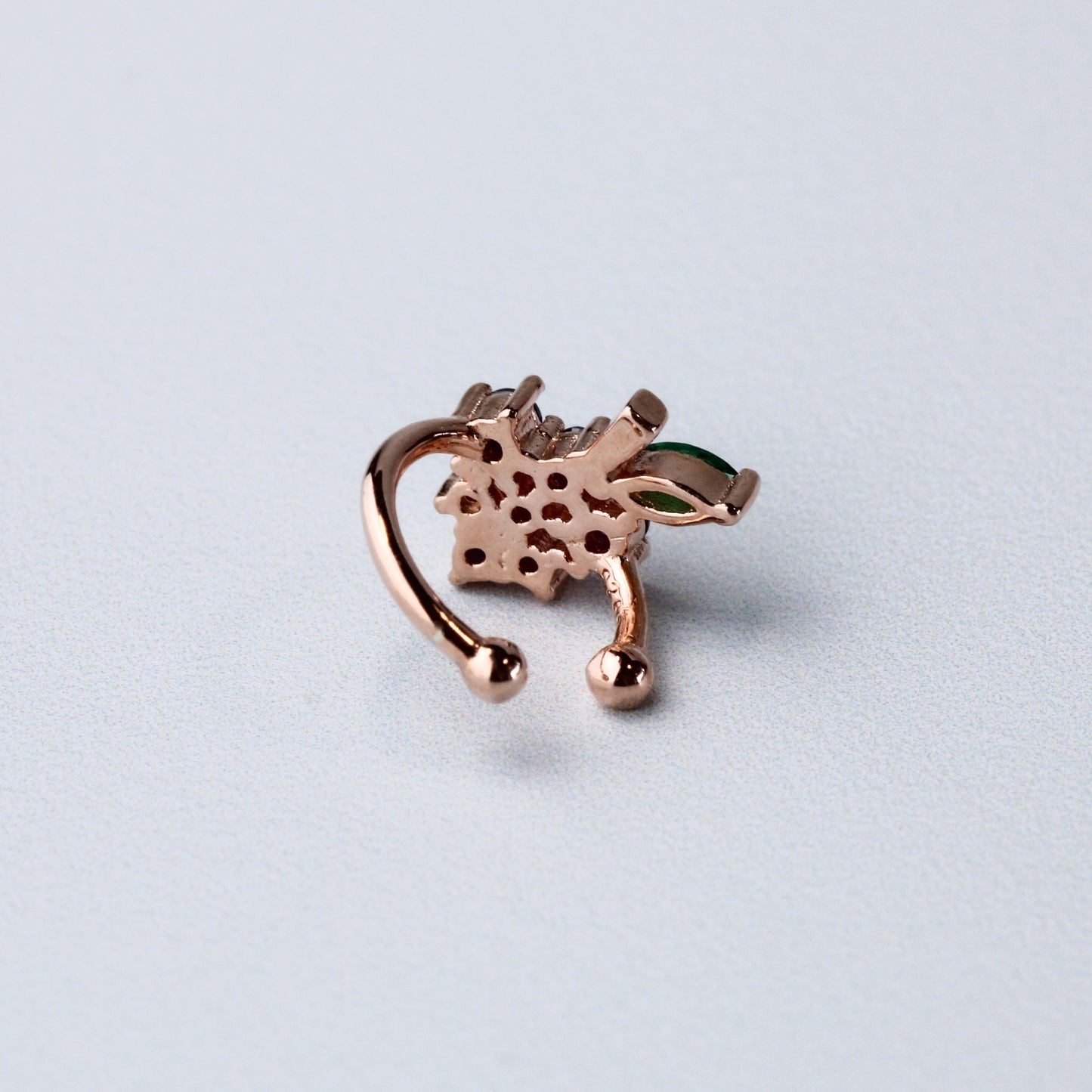 Crystal Grapes Ear Cuff