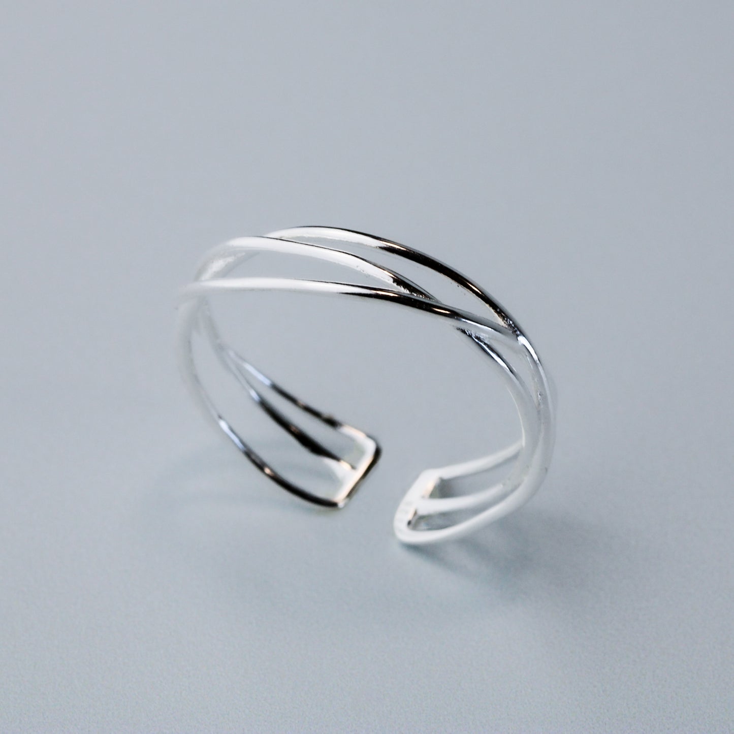 Woven Band Adjustable Ring