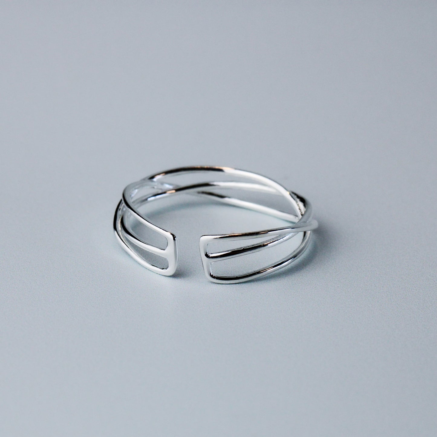 Woven Band Adjustable Ring