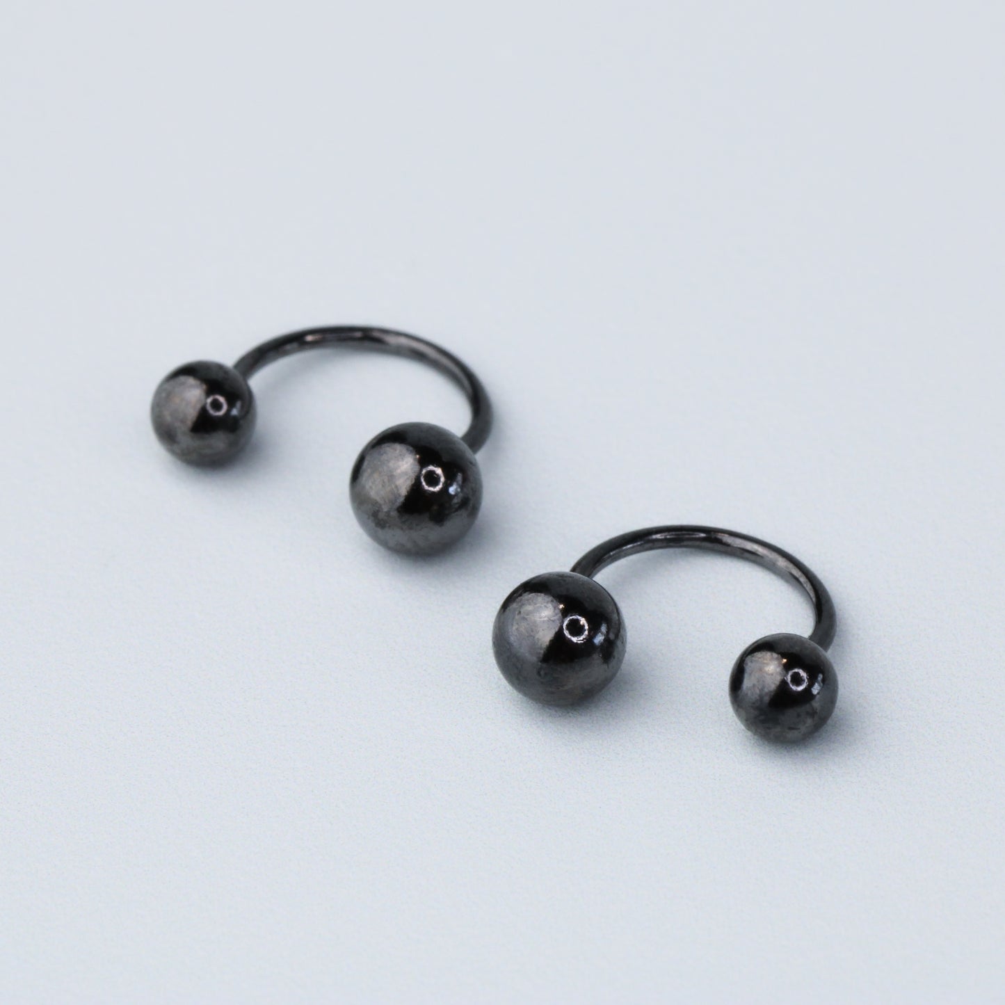 Screw Ball Back Ear Jacket Earrings