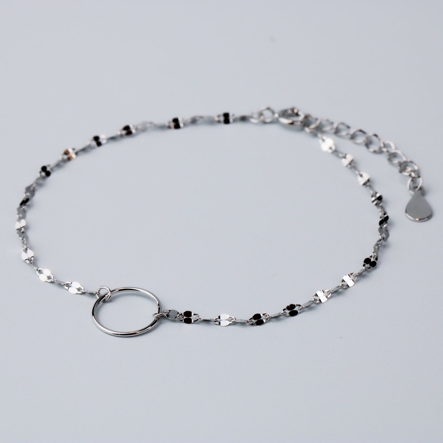 Circle Charm Chain Bracelet