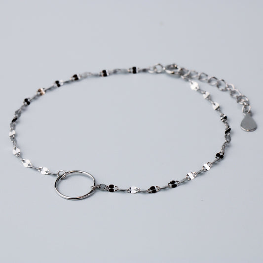 Circle Charm Chain Bracelet