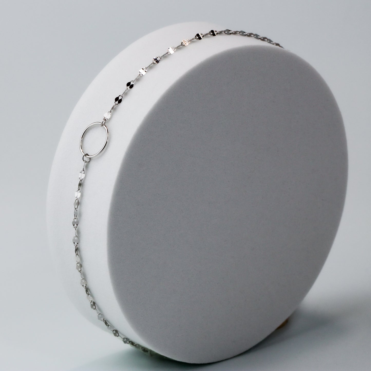 Circle Charm Chain Bracelet