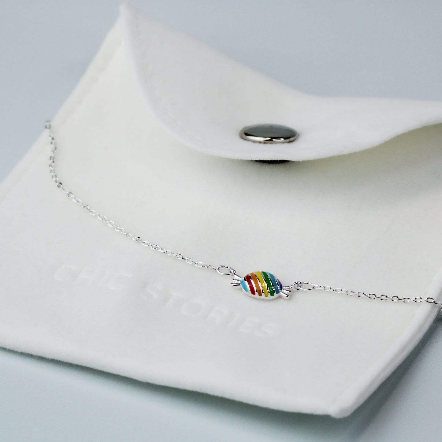 Rainbow Candy Charm Bracelet