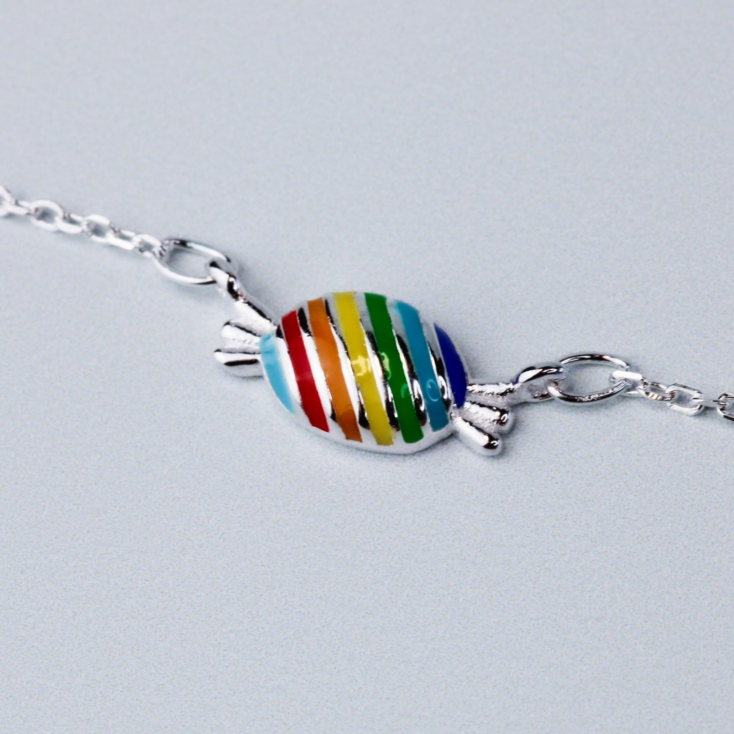 Rainbow Candy Charm Bracelet