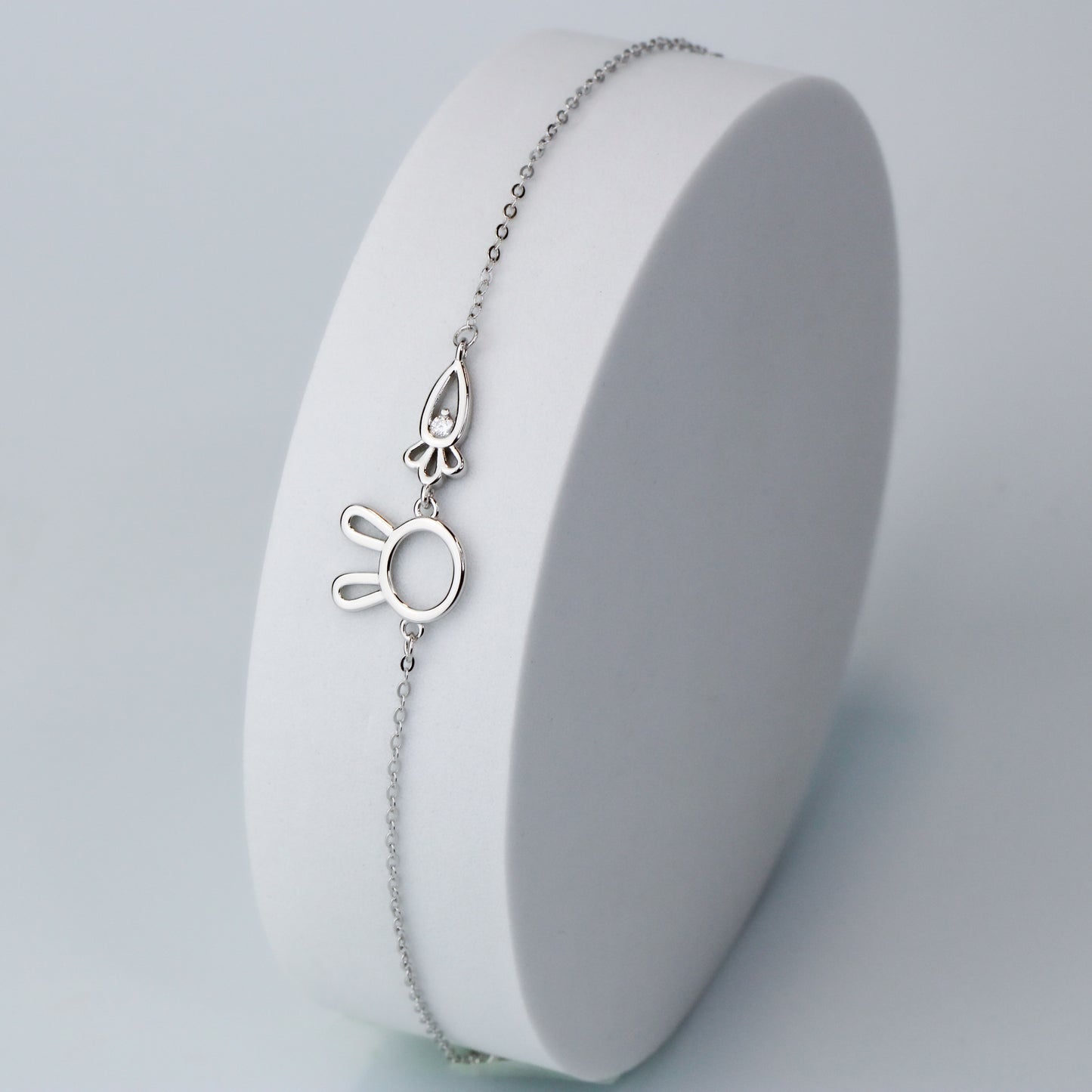 Carrot and Bunny Charm Bracelet