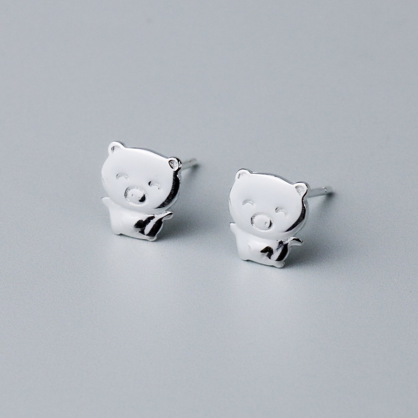 Cute Teddy Bear Stud Earrings