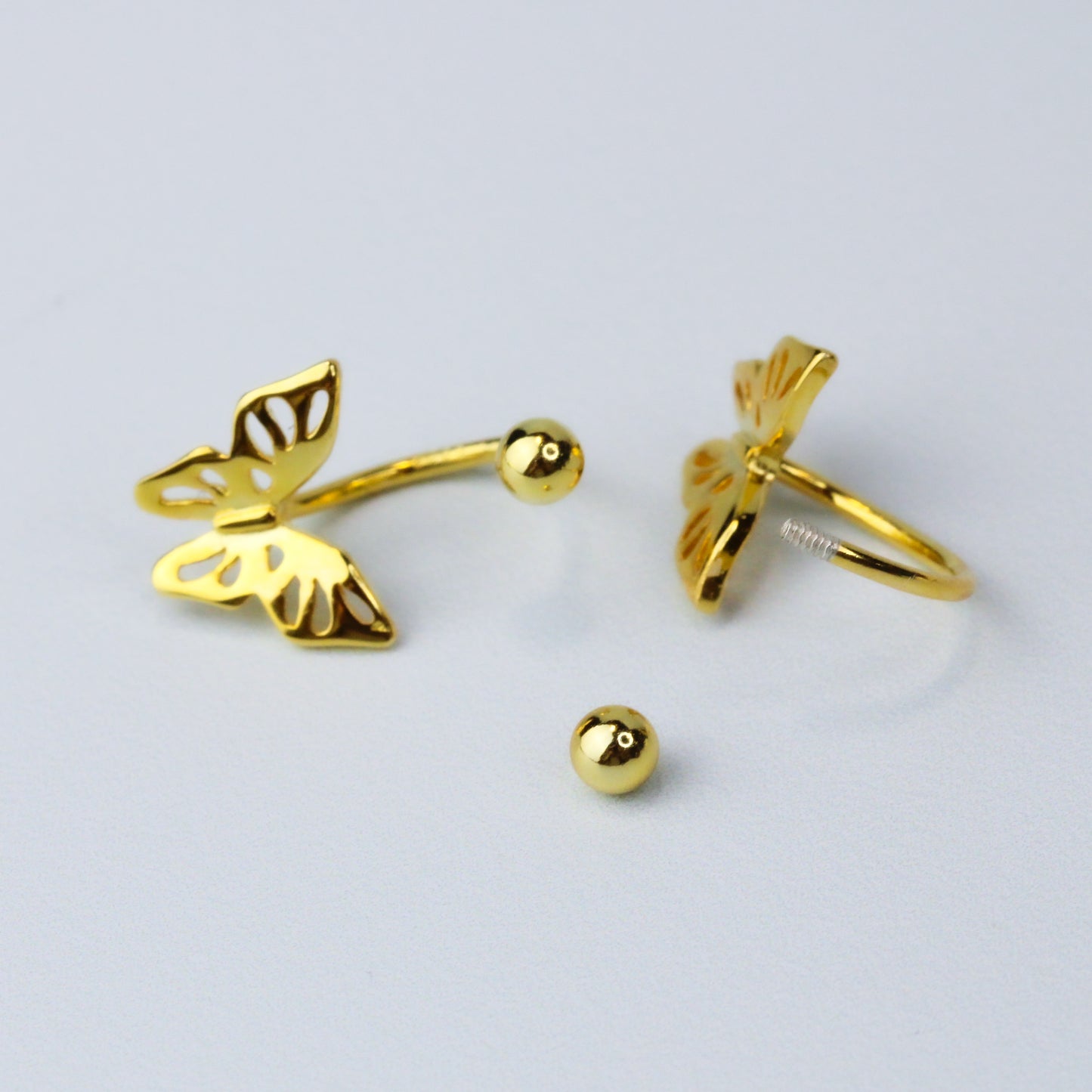 Butterfly Ear Jacket Earrings