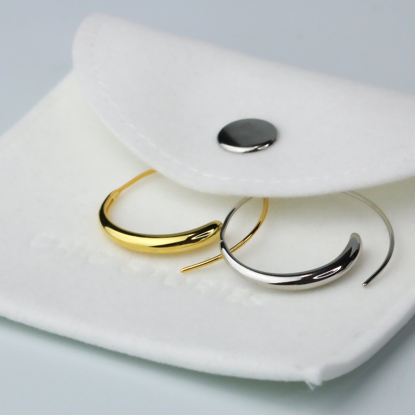 Spiral Open Hoop Earrings