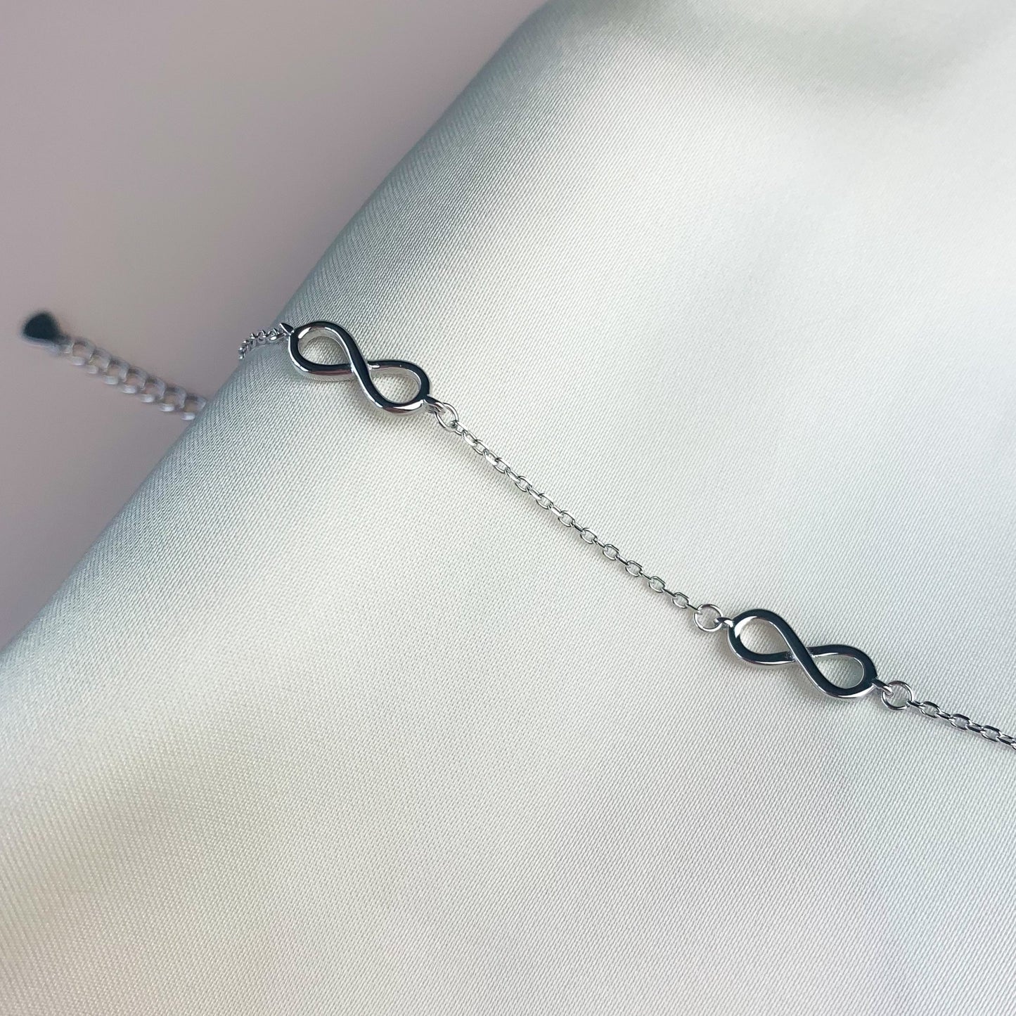 Infinity Charm Chain Bracelet