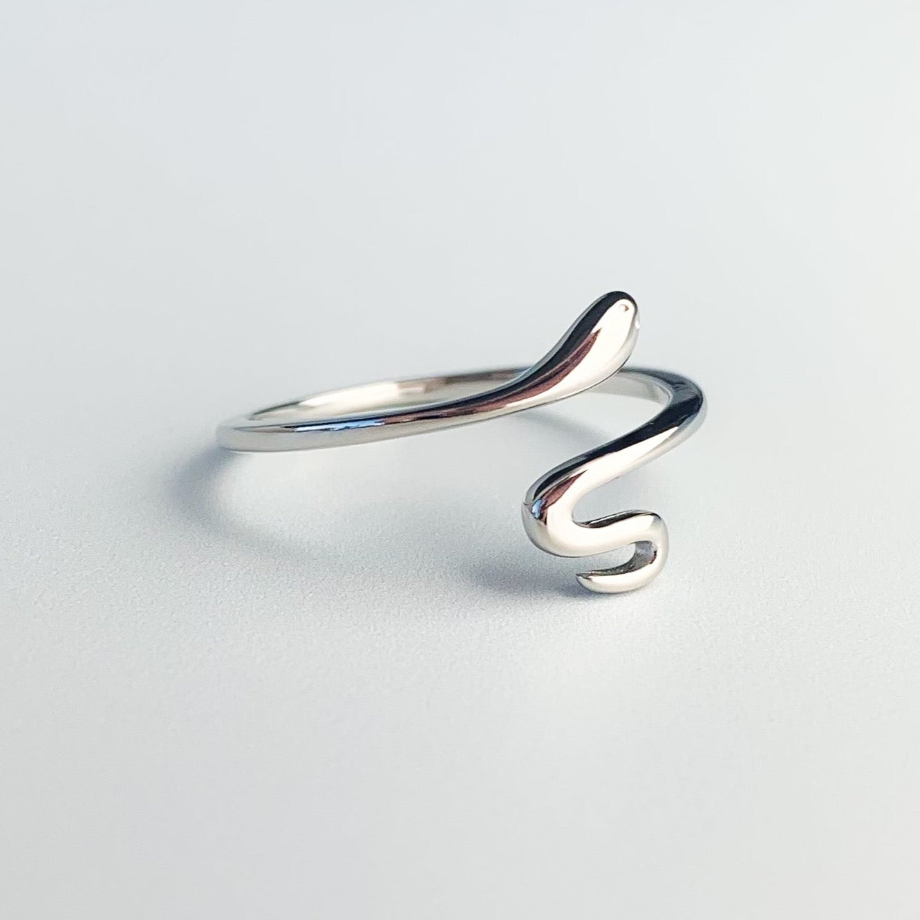 Adjustable Serpent Spiral Ring