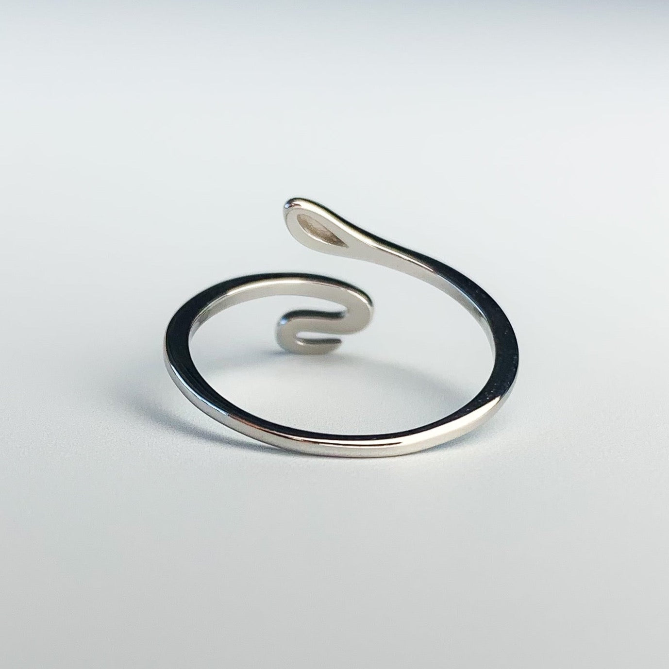 Adjustable Serpent Spiral Ring
