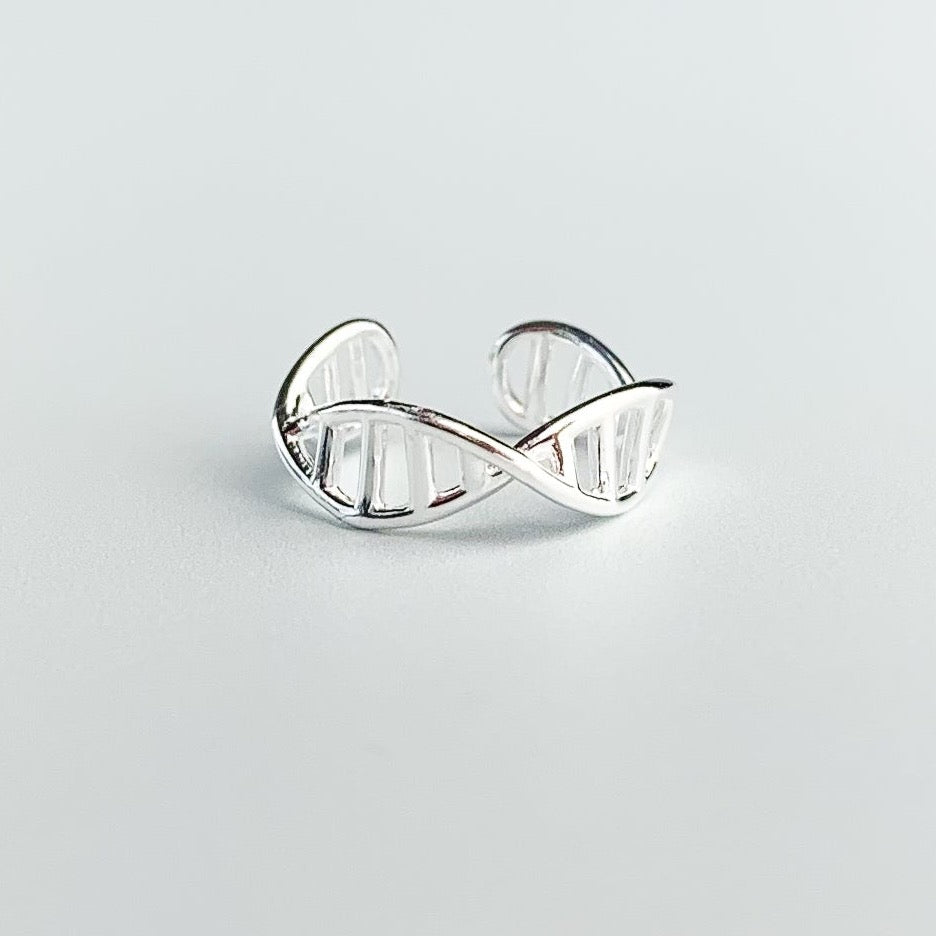 DNA Double Helix Ear Cuff
