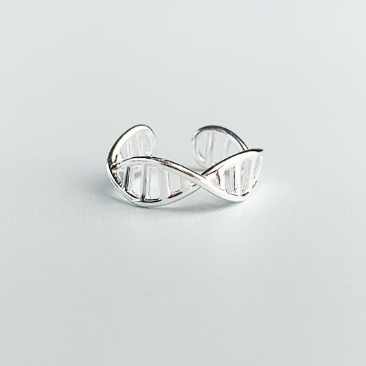 DNA Double Helix Ear Cuff